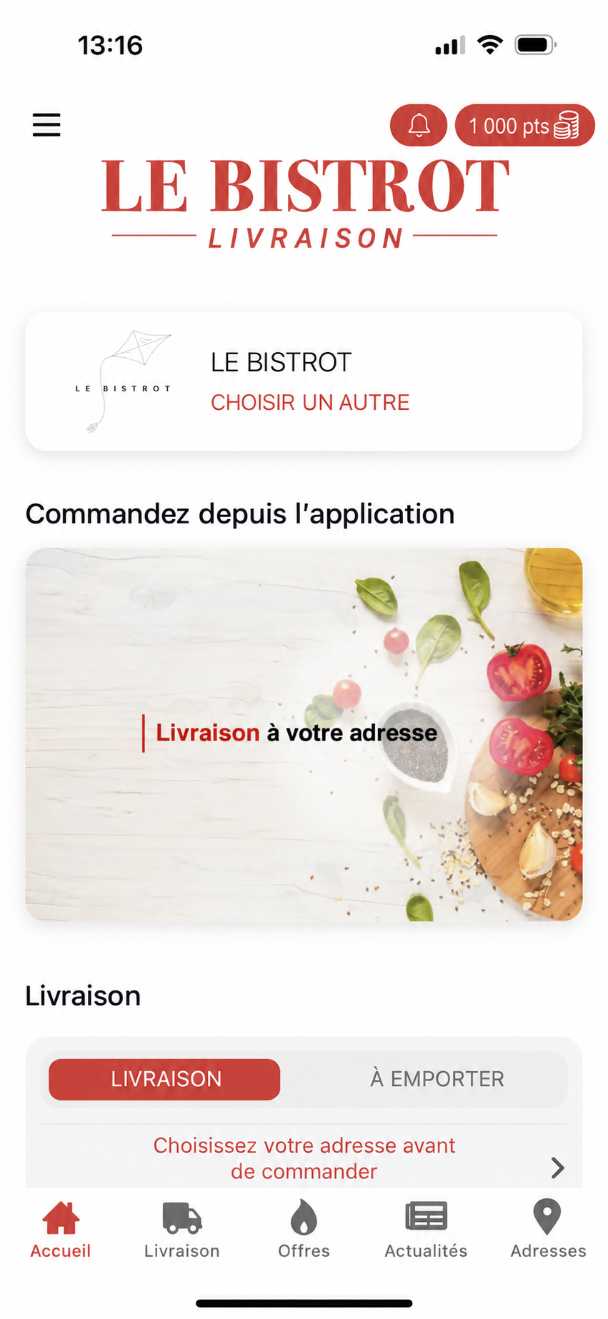 Exemple d’interface en français
