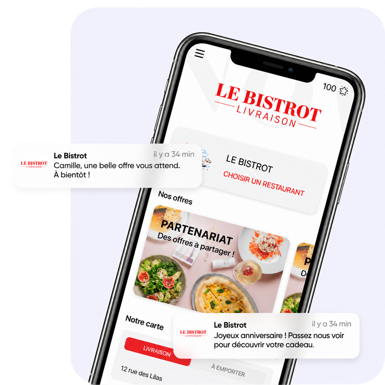 Exemple d’interface en français